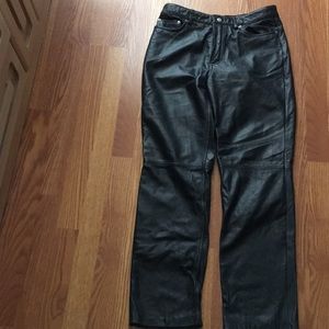 Tommy Hilfiger Blue leather pants